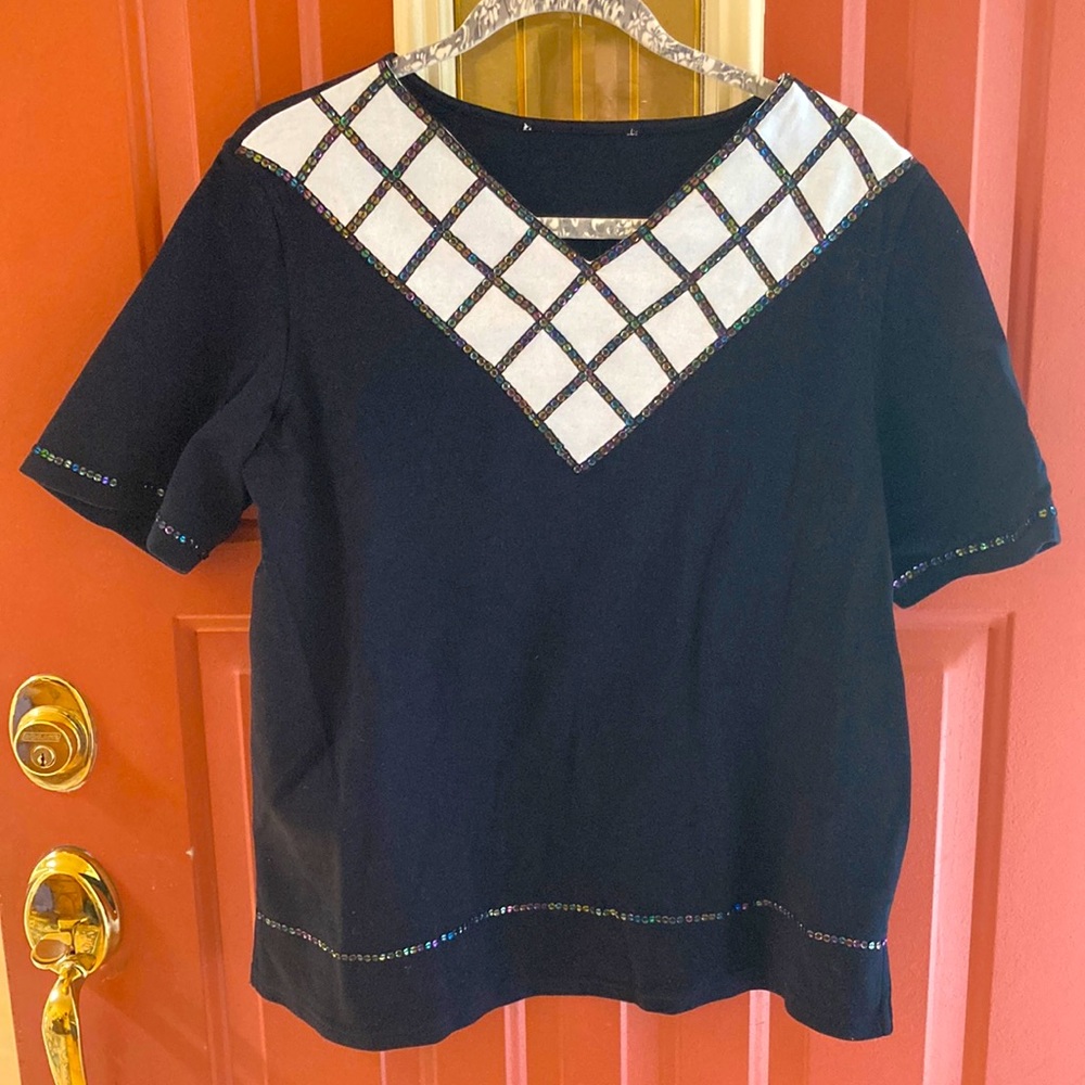 Embellished Shirt with Sequins Galore